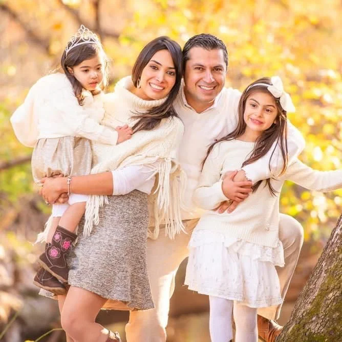 Dr. Ali Al-Douri with his family